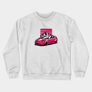 Red Prius Classic Widebody JDM Crewneck Sweatshirt